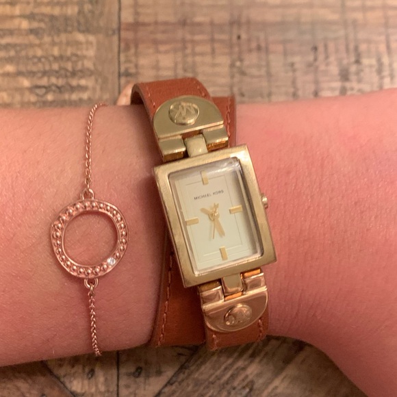 Michael Kors Accessories - Michael Kors leather wrap watch